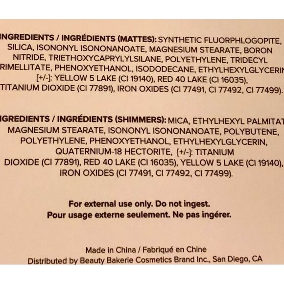 Beautiful eyeshadow  palette by Beauty Bakerie - Picture 3 of 3